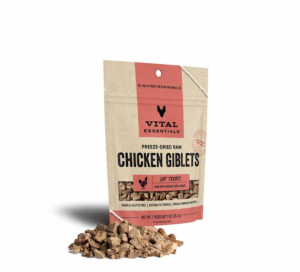 Vital Essentials Freeze-Dried Chicken Giblets Cat Treats, 1 oz